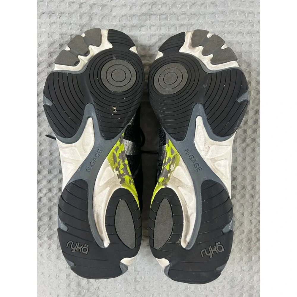 Ryka Influence Women's Training Shoes Size 9.5M Black & Neon Cross Trainer